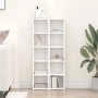 vidaXL CD-Regale 2 Stk Weiß 21x16x93,5 cm Holzwerkstoff 802696_2