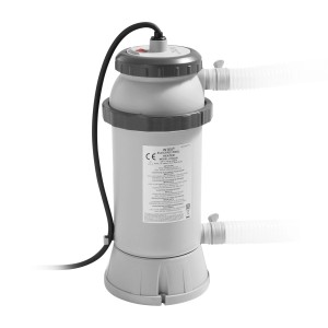 Elektrische Poolheizung für Aufstellpools, 230V/3000W, mit Thermometer.