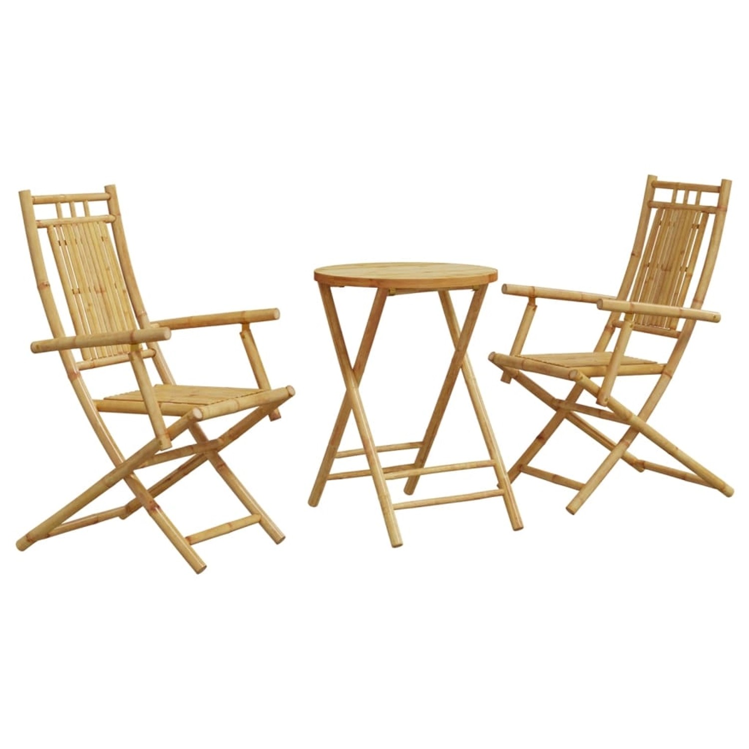 Thumbnail - vidaXL 3-tlg Bistro-Set Bambus Modell 12