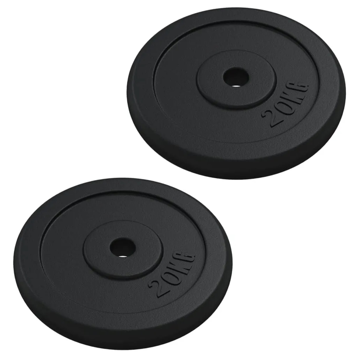 vidaXL Hantelscheibe 40 kg Gusseisen 3145054