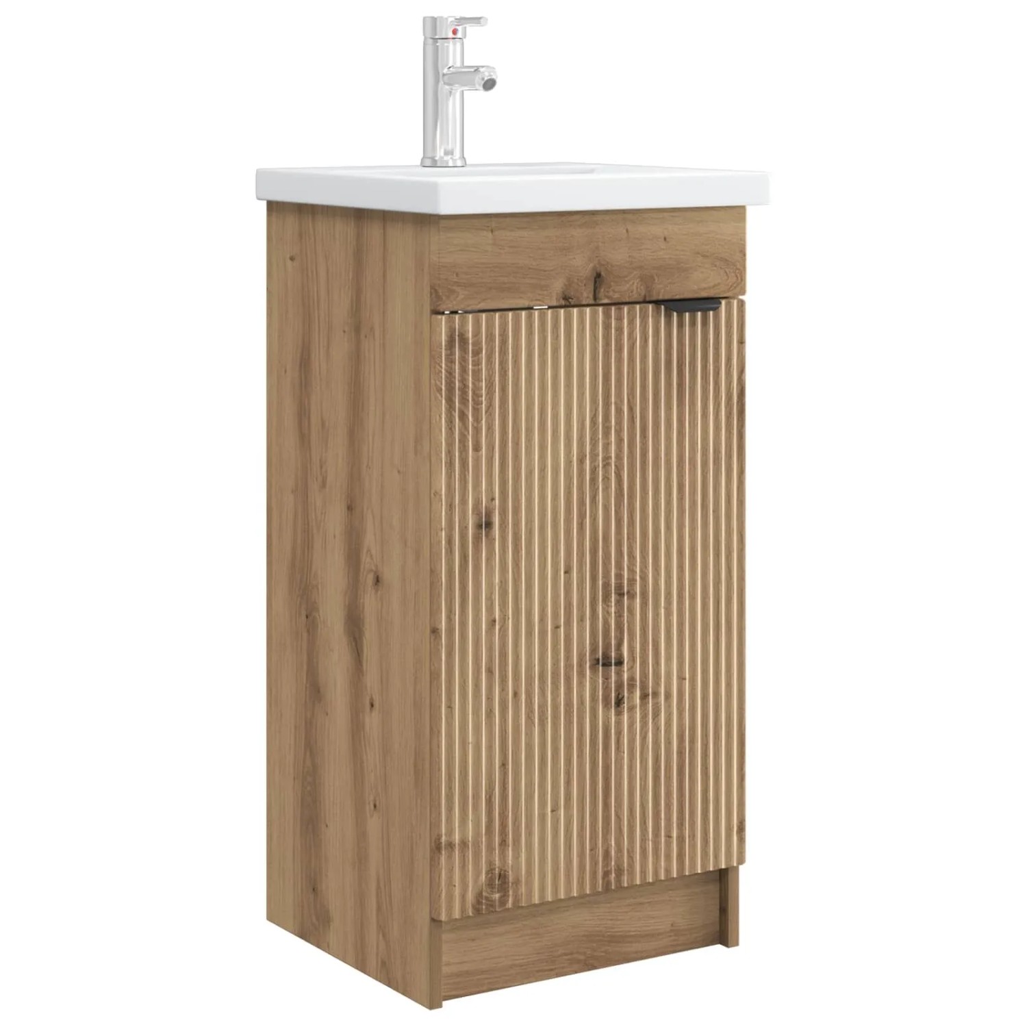 vidaXL Badezimmerschrank mit Waschbecken Artisan-Eiche 890093