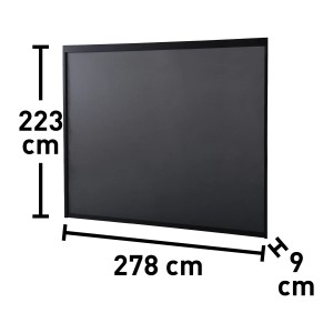 Rollo für Pergola Carinda Alu Anthrazit 223 cm x 278 cm x 9 cm