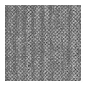 Graue Floordirekt Teppichfliese Zürich, 50x50 cm, schalldämmend und selbstliegend.