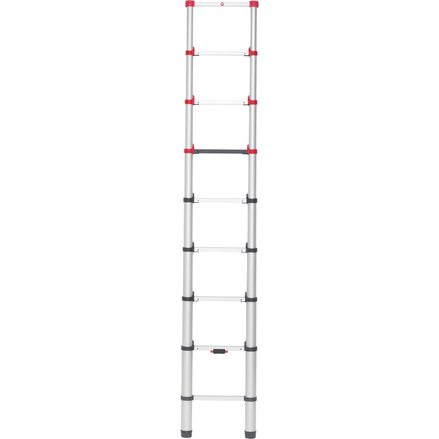 Hailo Sicherheits-Teleskopleiter FlexLine 260 Aluminium 9-stufig bis 150 kg