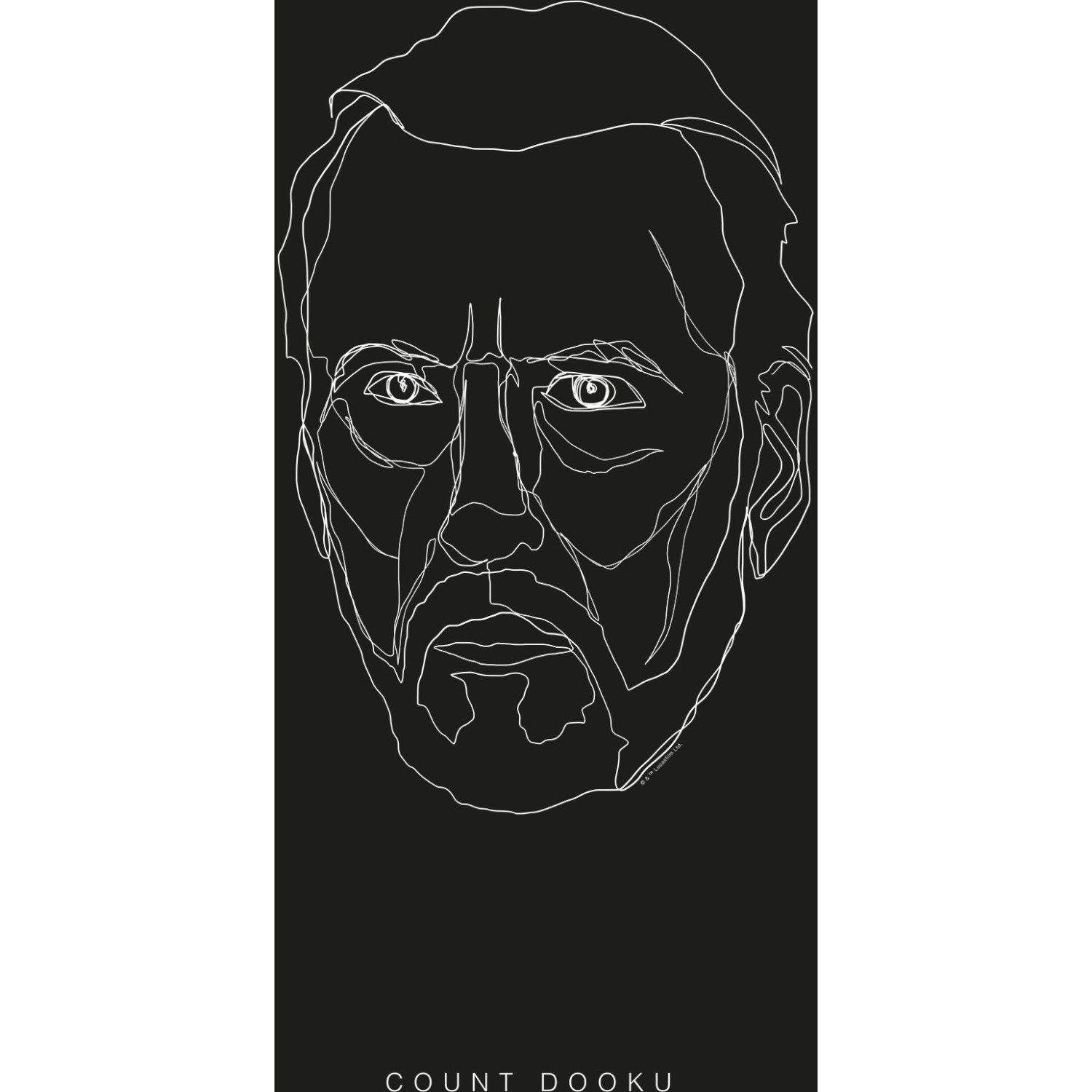 Komar Wandbild Star Wars Dooku 50 x 70 cm