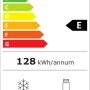 Respekta Kühlschrank Energieeffizienzklasse E, Verbrauch 128 kWh/Jahr, 8L Gefrierfach, 74L Kühlfach, 41dB