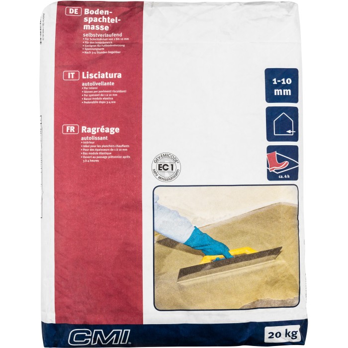 Primaster Ausgleichsmasse 20kg - Bodenausgleich Für Innen & Außen (2-40mm)