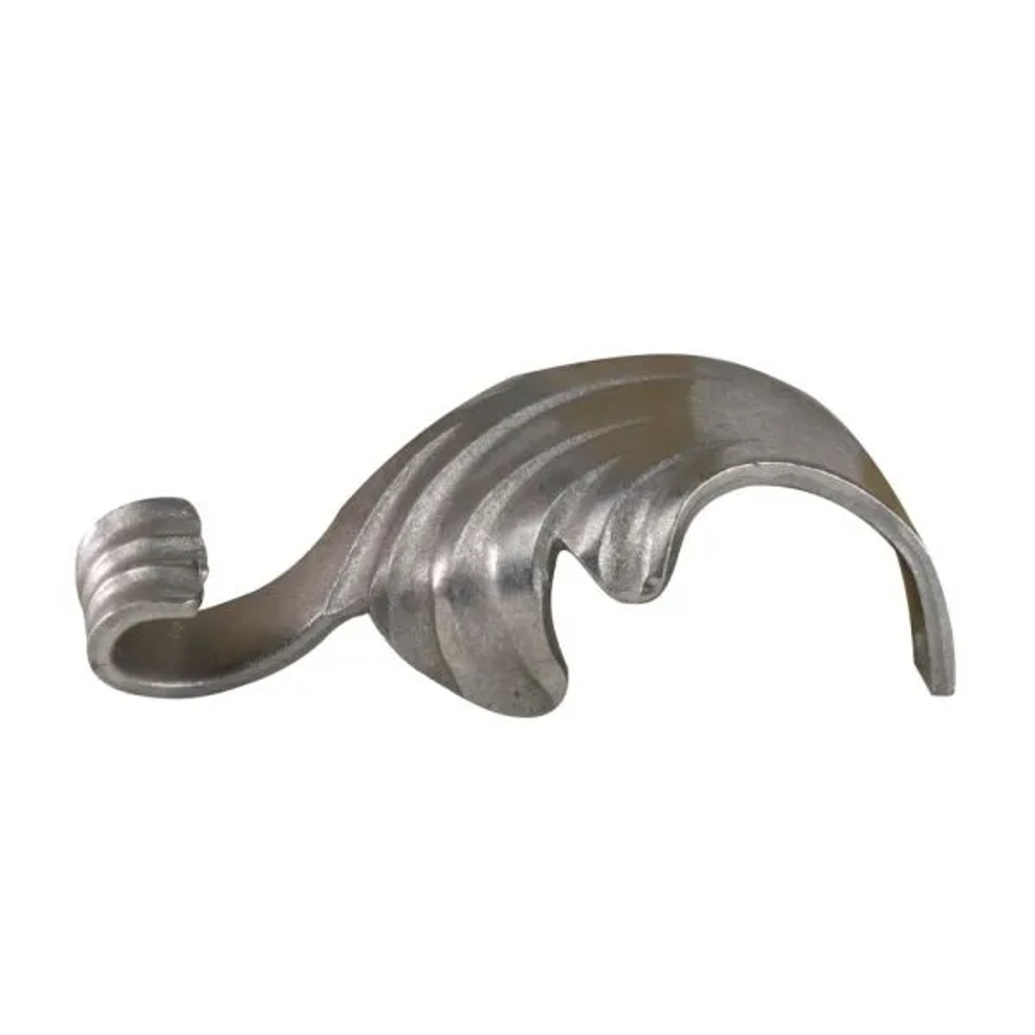 FeNau Schwerbarockblatt Stahl Roh 3 mm 40 X 94 mm Links