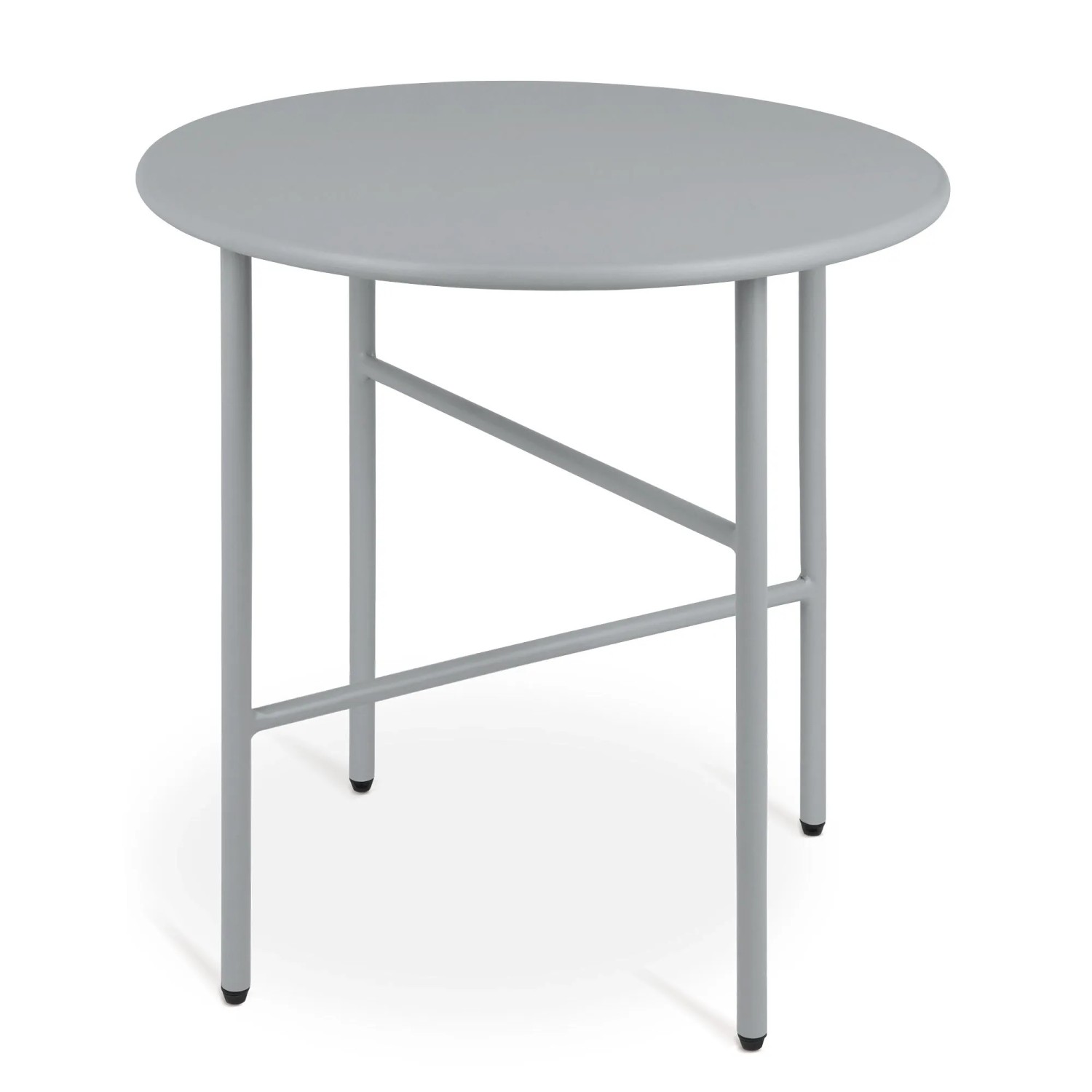 Bomoe Finn Beistelltisch Ø 44x46cm Grau Metall