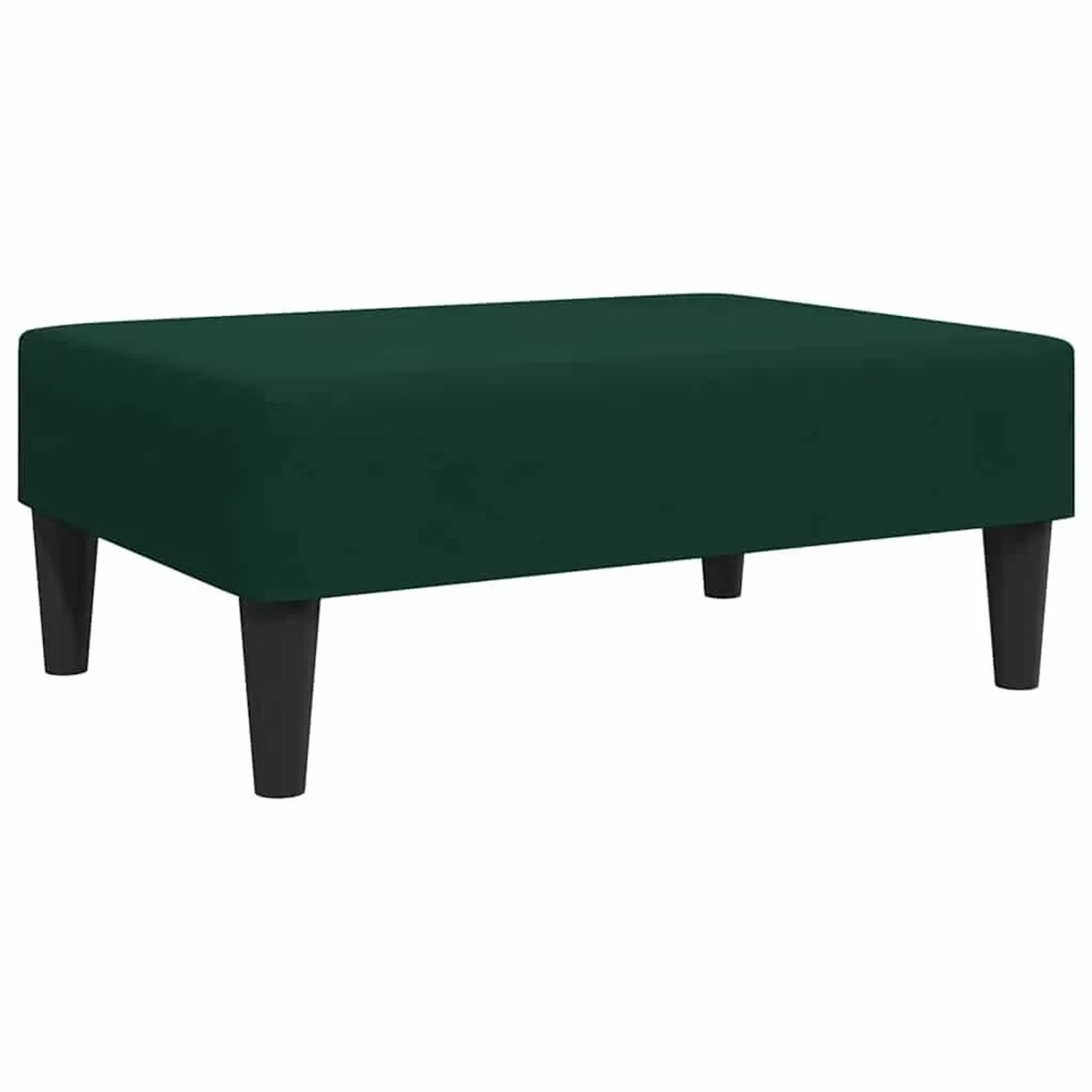 vidaXL Fußhocker Dunkelgrün 77x55x31 cm Samt 379559