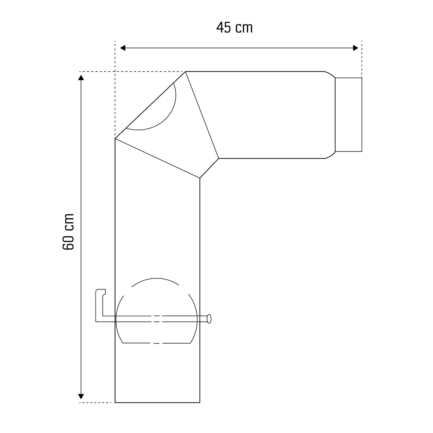 Buy FIREFIX 1761 Stove Pipe Rosette For 2 Thick Stove Pipes/Soke