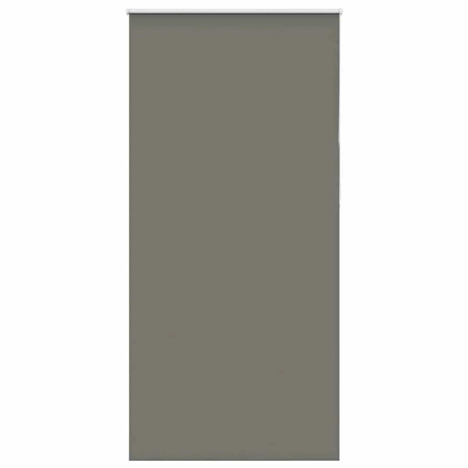 vidaXL Verdunkelungsrollo Grau 115x210cm Stoffbreite 110,7cm Polyester 4011 günstig online kaufen