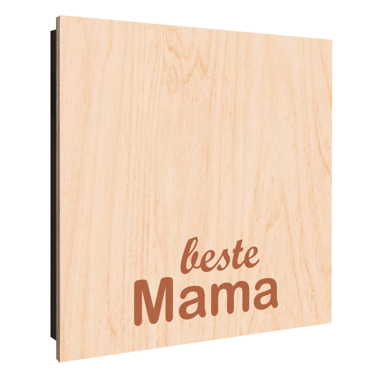 Banjado Großer Schlüsselkasten Holz 30x30cm Schwarz Scharnier Links 50 Hake günstig online kaufen