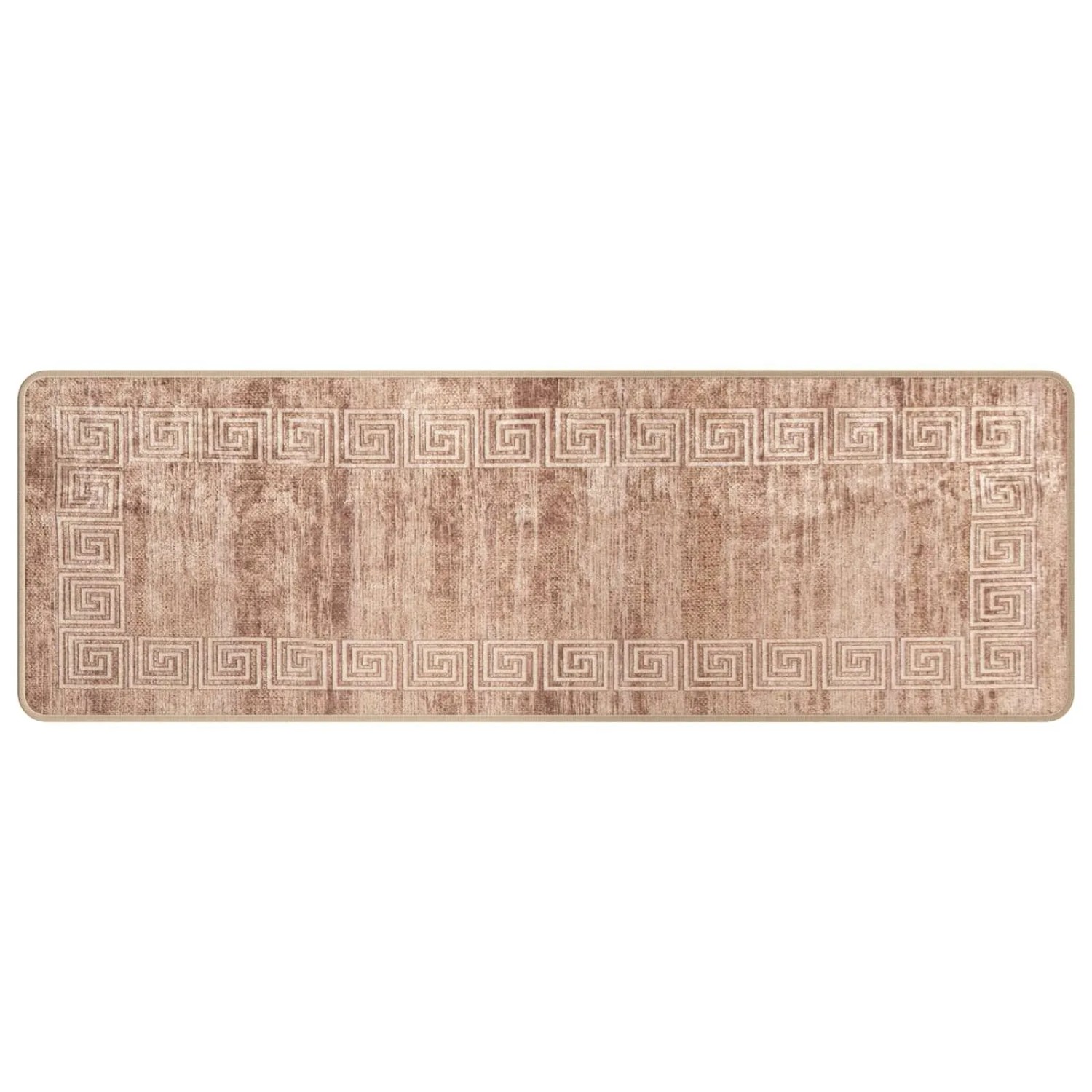 vidaXL Teppichläufer MARSA Weiß 50 x 150 cm Polyester und PVC 42023301