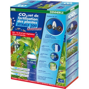 Dennerle Quantum CO2 Dünge-Set für Aquarien bis 300L. Komplett-Set mit Zubehör für gesundes Pflanzenwachstum.