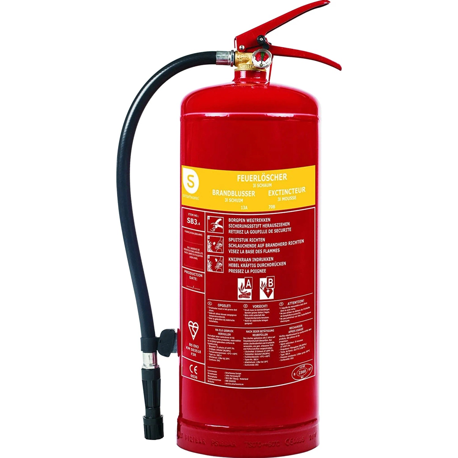 160 Sets Feuerlöscher-Etiketten Mit Kabelbindern – Inspektionsaufkleber 10,7x5,3 Cm