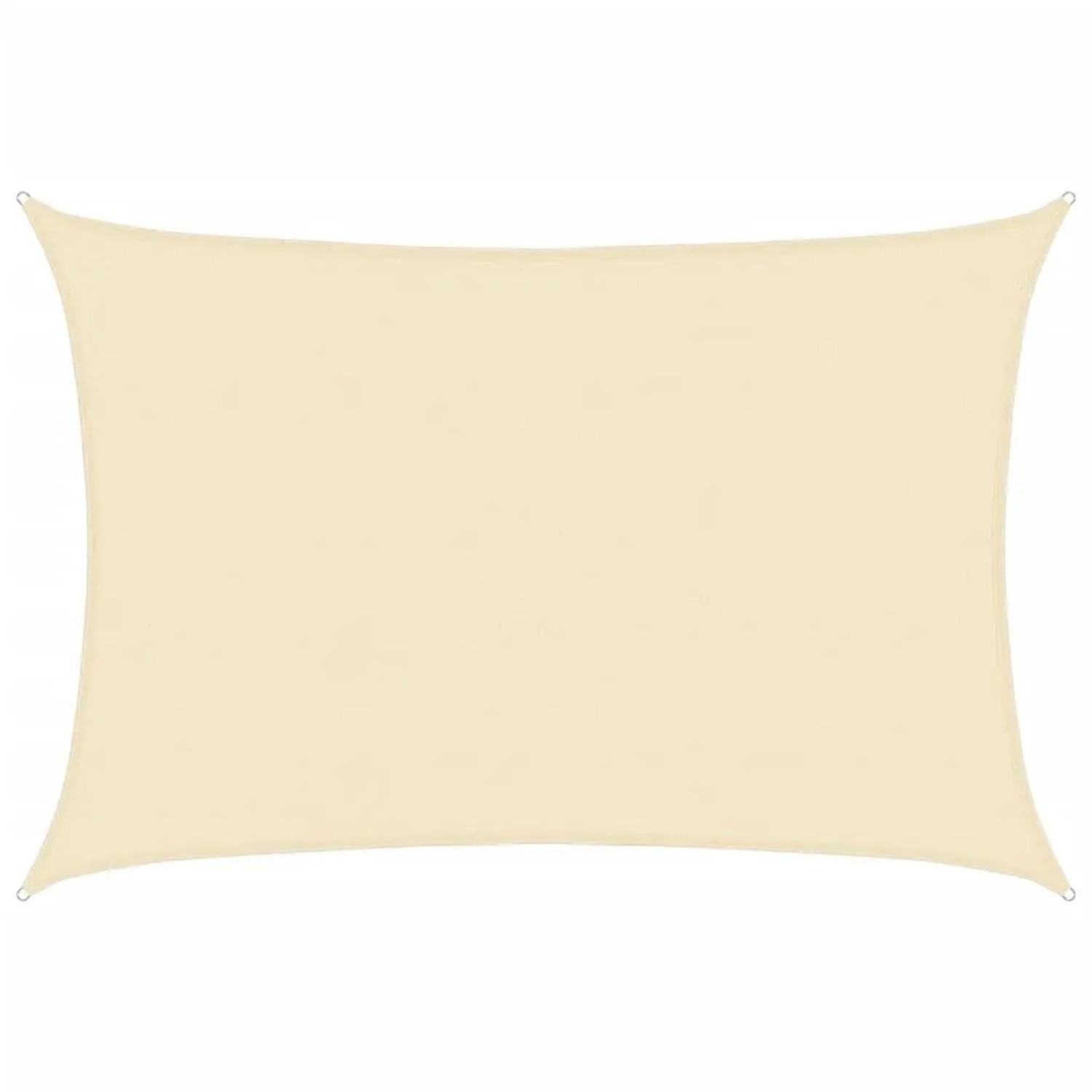 vidaXL Sonnensegel 160 g/m² Cremeweiß 5x6 m HDPE 311191