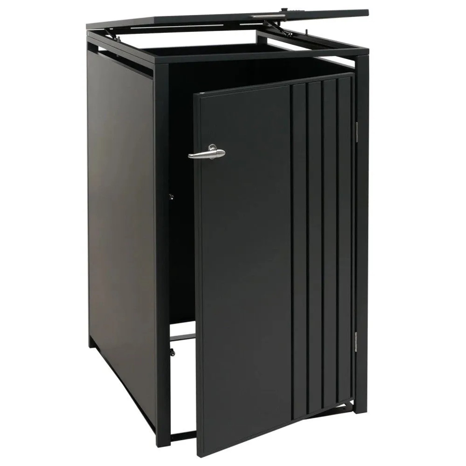 MCW 1er-Mülltonnenverkleidung O67 Anthrazit 122x68x84cm