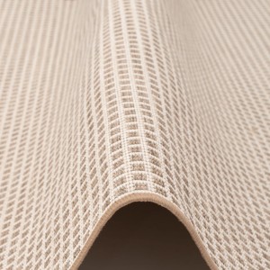 Detailansicht: Snapstyle In & Outdoor Teppich Oslo, beige-creme kariert, 140x200cm.