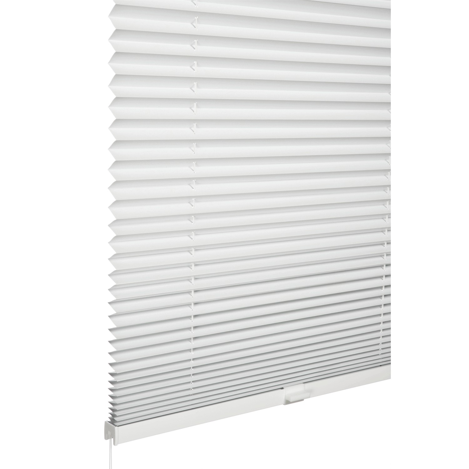 Schöner Wohnen Thermo-Plissee Ella, 120x130 cm, Weiß. Lichtundurchlässiges Faltrollo für Fenster.