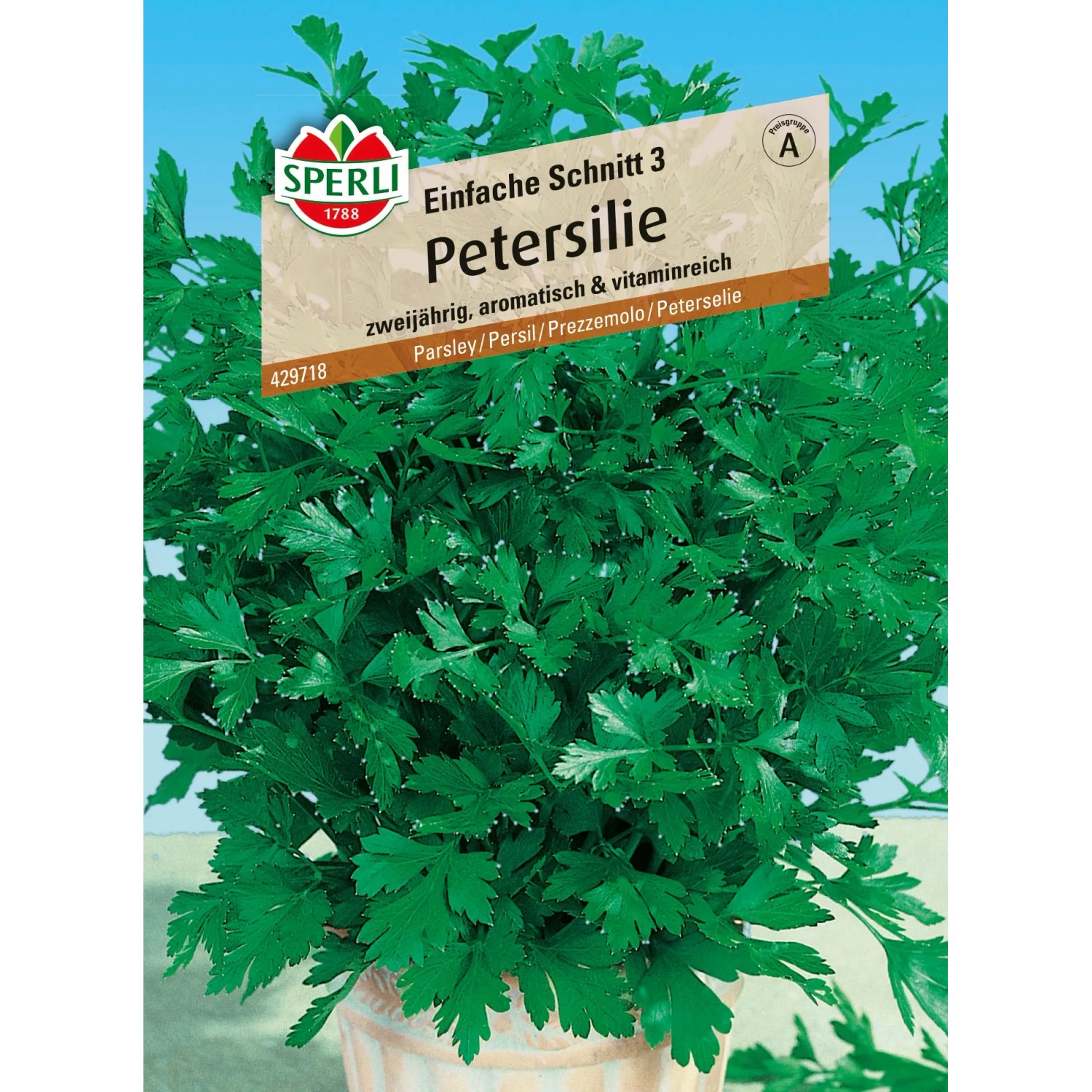 Sperli Petersilie "Einfache Schnitt 3"