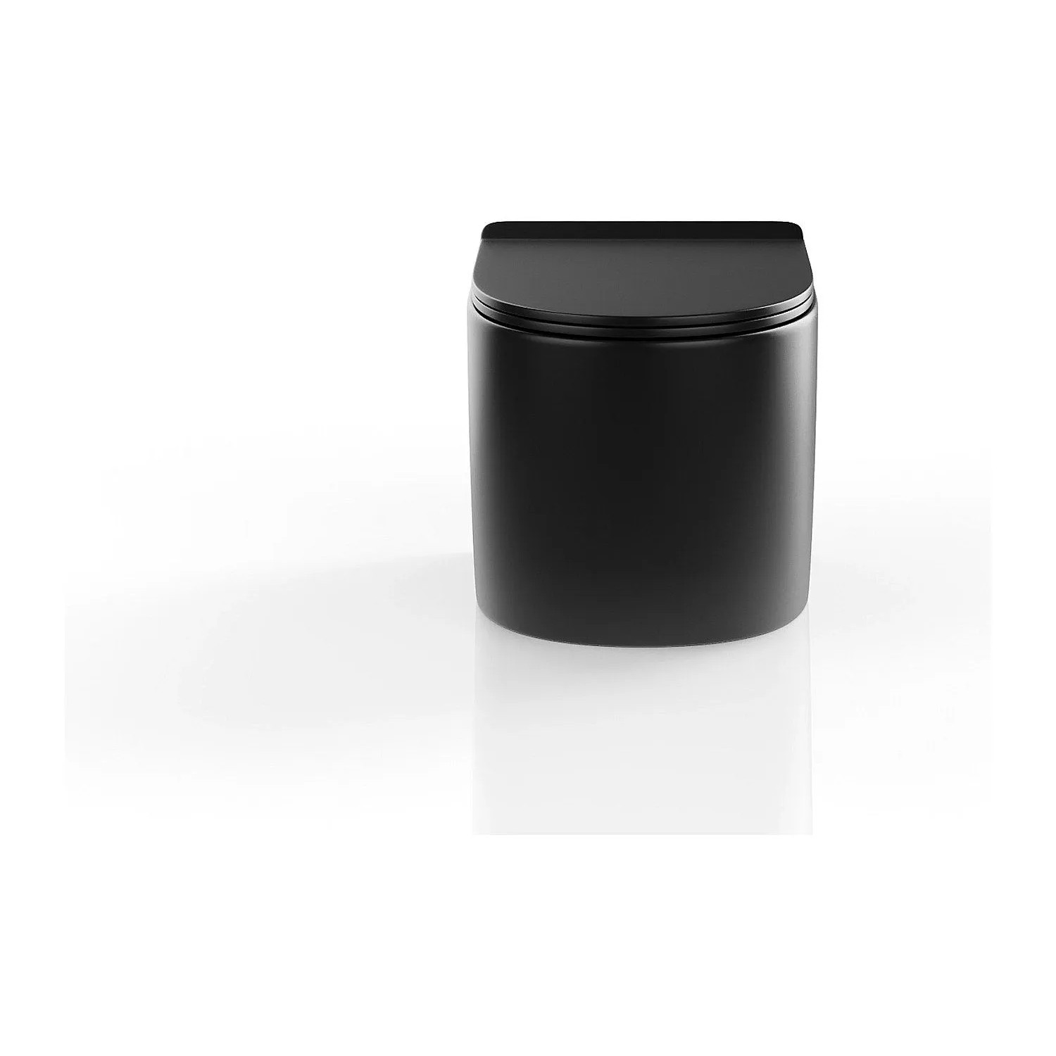 Vente-unique Hänge Wc Javoine Schwarz 36 cm