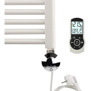 Ximax Heizstab Typ 4 Chrom 300W mit Fernbedienung für Heizkörper im Bad.