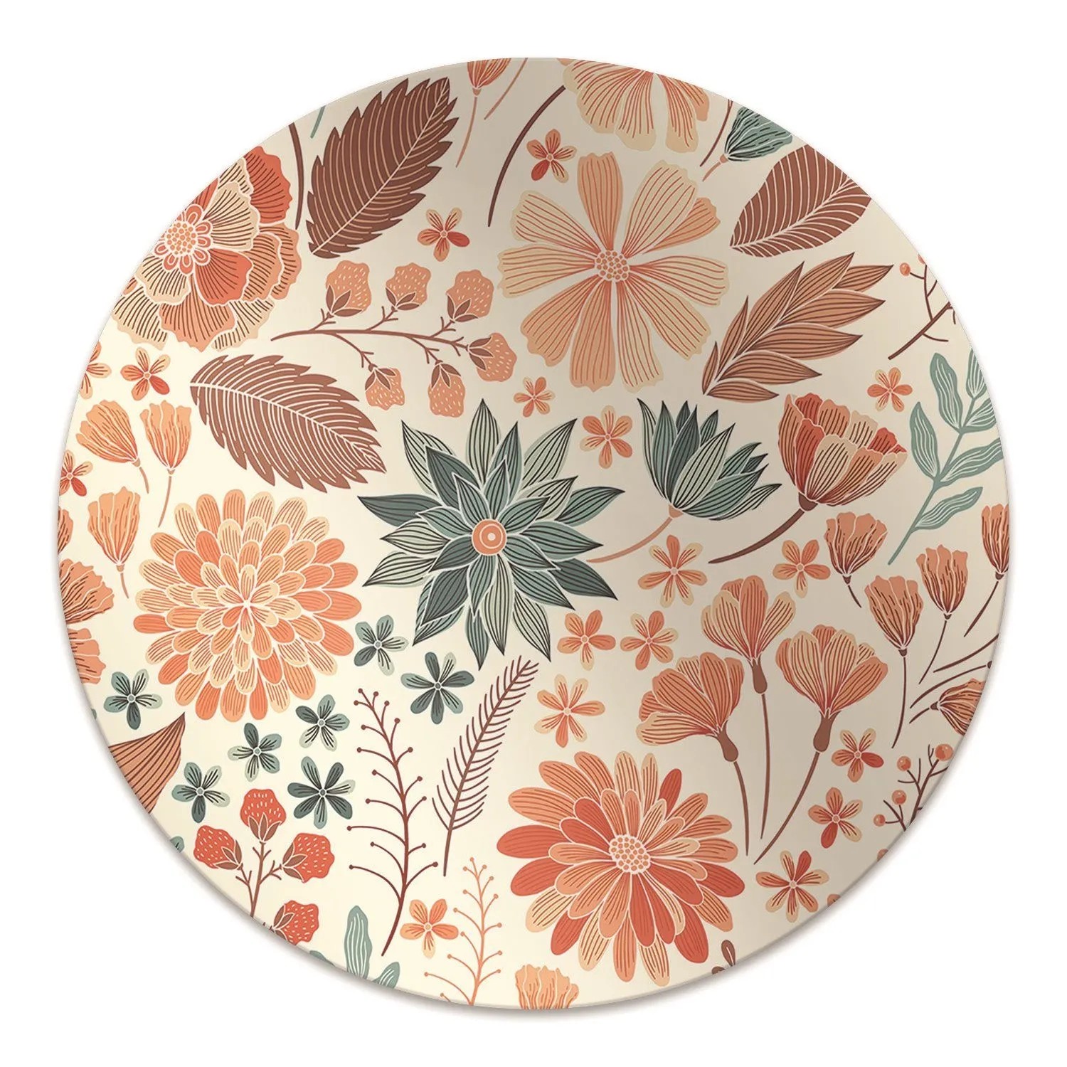 Tulup Bodenschutzmatte Künstlerische Blumen Bürostuhl Unterlage 100x100 cm günstig online kaufen