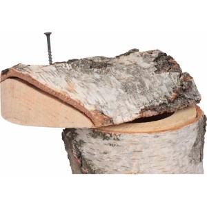 Siena Garden Nistkasten aus Birke mit schwenkbarem Dach zur Reinigung.