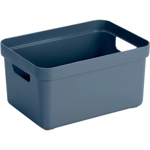 Sunware Aufbewahrungsbox Sigma Home, 5 l, dunkelblau, mit Griffen.