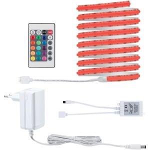 Paulmann SimpLED LED Strip COB 3m Komplettset mit Netzteil und Fernbedienung für Farbwechsel.