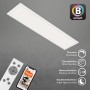 Dimmbare, weiße Brilo LED-Deckenleuchte Piatto S mit Fernbedienung und Smartphone Steuerung.