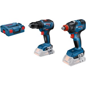 Bosch Professional Akkuschrauber GDX 18V-200 + GSR 18V-55 Solo mit Transportkoffer.