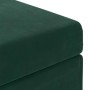 vidaXL Hocker Dunkelgrün 81 x 41 x 40 cm Samt und Engineering Holz 876782_6