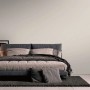 AS-Creation Vliestapete Uni Beige/Creme im Schlafzimmer, Struktur und matte Optik.
