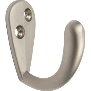 Metall Wandhaken 746, vernickelt, zur einfachen Montage.