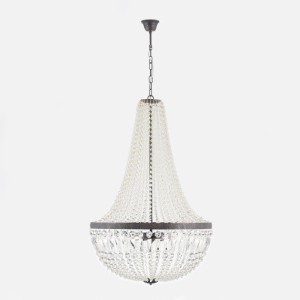 Orion Leuchten Kronleuchter ⌀ 60cm 6 x E27 Kristall Antik