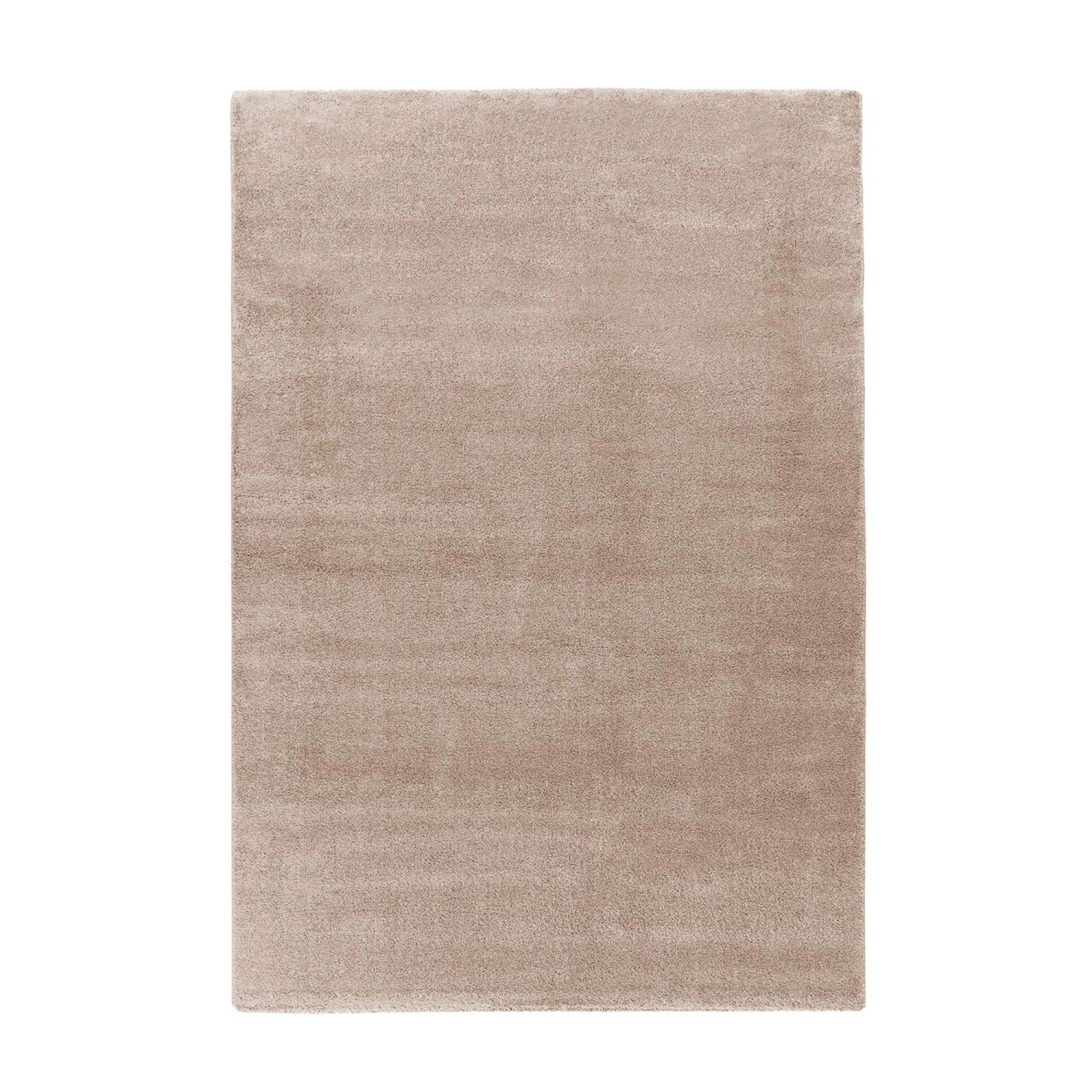 MeGusta Kurzflor Teppich Uni Klassisch Taupe 160x230 cm Marcela günstig online kaufen