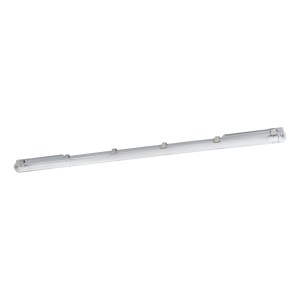 Graue Eglo LED-Wannenleuchte Expert Basic Plus, 1-flammig, 126 cm, für Feuchträume.