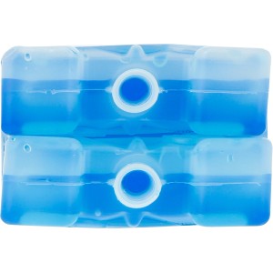2 blaue Kühlakkus FreezPack M5 für Kühlboxen, wiederverwendbar.