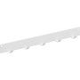 Weiße Vauth-Sagel Hakenleiste aus Stahl, 432 mm, mit 5 Haken zur Wandmontage. Für Küche & Haushalt.