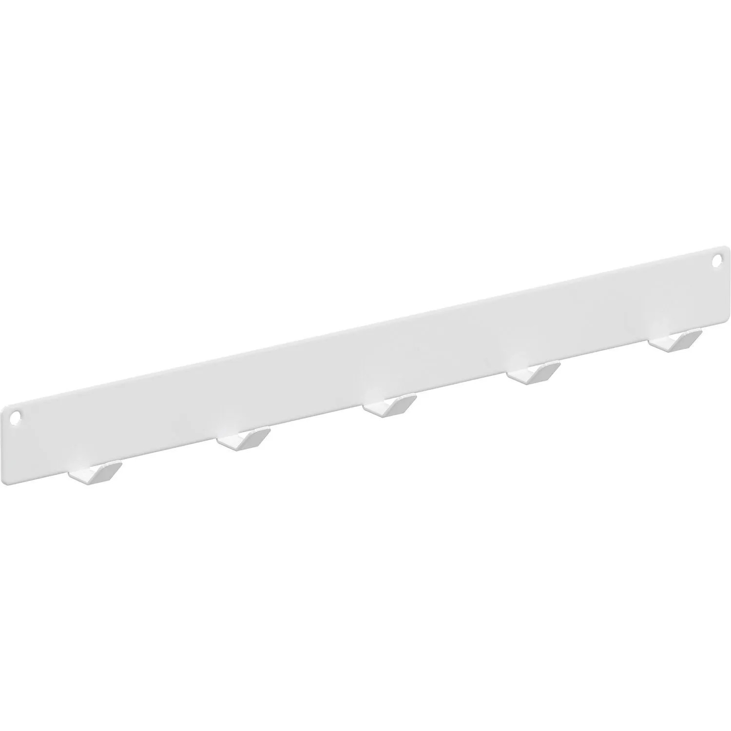 Vauth-Sagel Hakenleiste Add Hook Leiste mit Haken 5-fach 432 mm Seitlich Stahl Weiß
