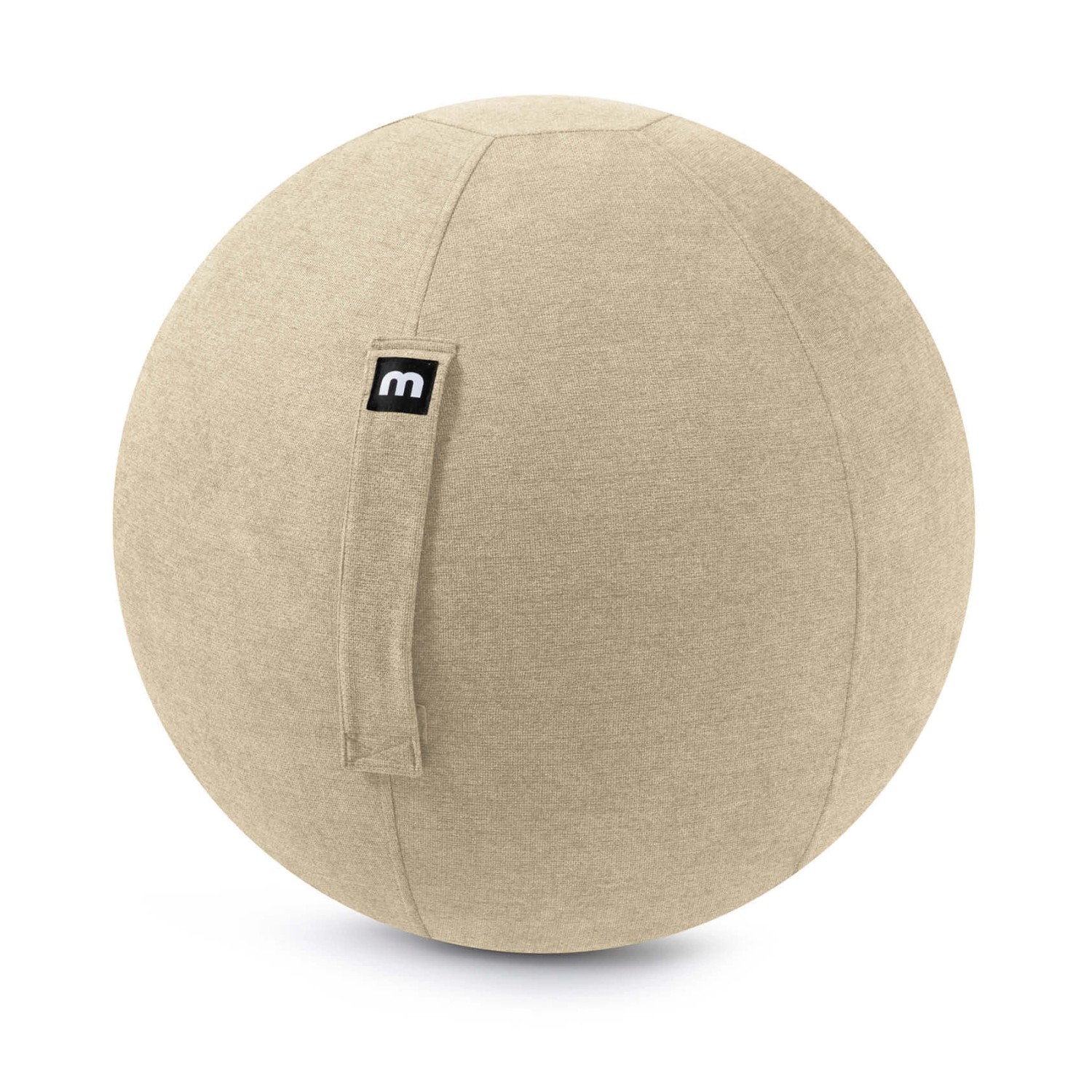 mokebo Stoff Sitzball Büro Ergonomisch Der Sportliche Sitzball mit Pumpe 65 günstig online kaufen