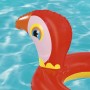 Bestway Schwimmring im Tierdesign (Flamingo) im Wasser.