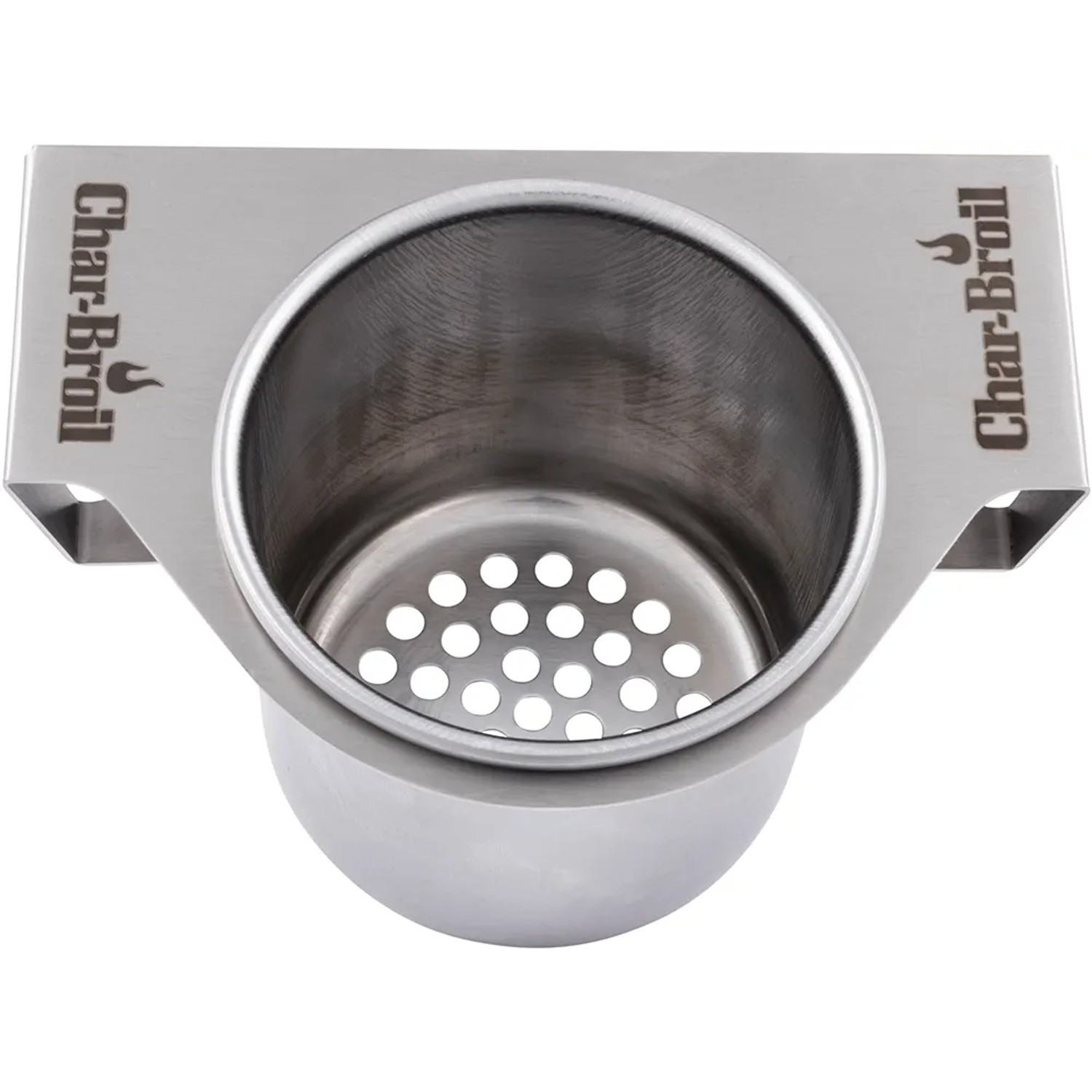 Char-Broil Gear Trax Flaschenhalter mit Öffner aus Edelstahl für Grillzubehör.