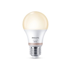 Philips Smart LED Lampe E27, 8W, warmweiß bis kaltweiß, dimmbar.