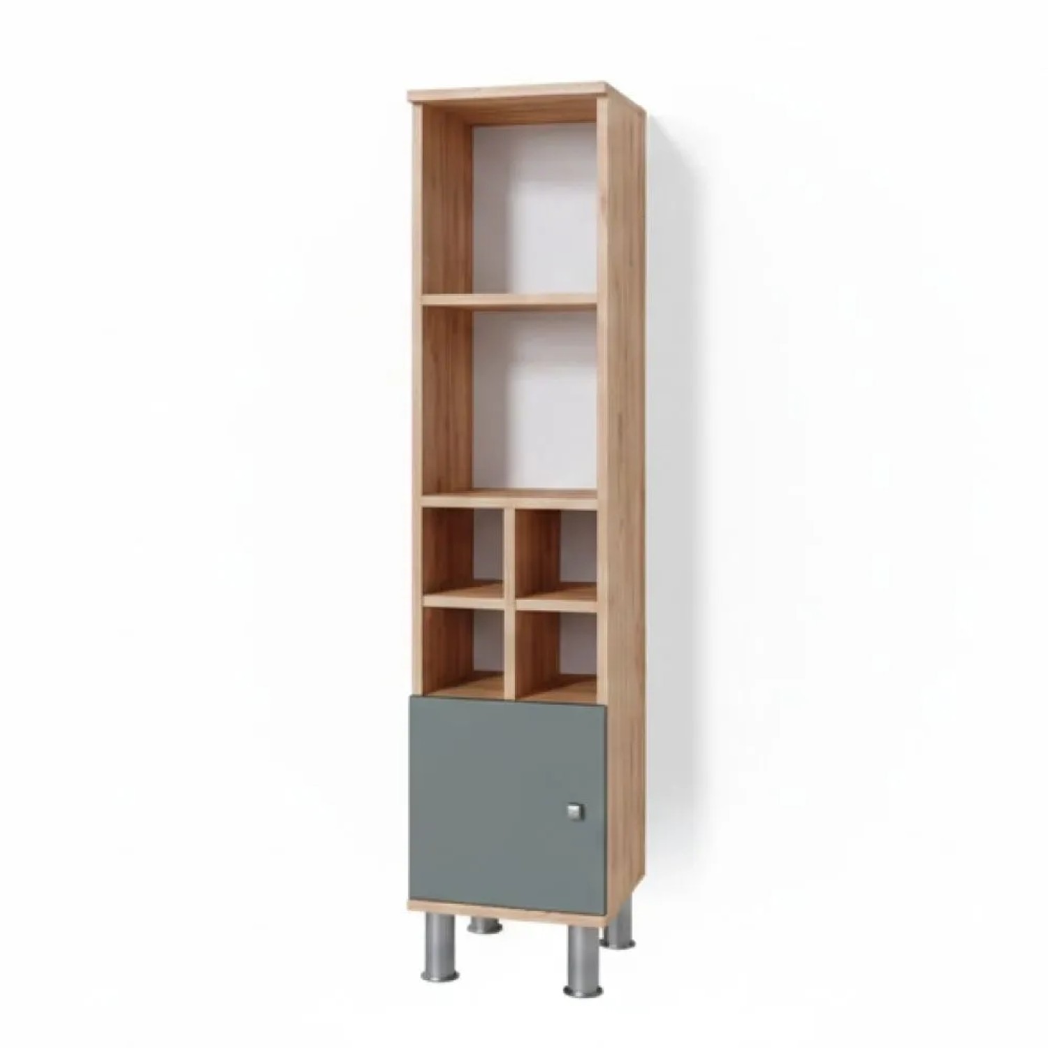 Vicco Midischrank Fynn Grün 30 x 131 kleine Tür