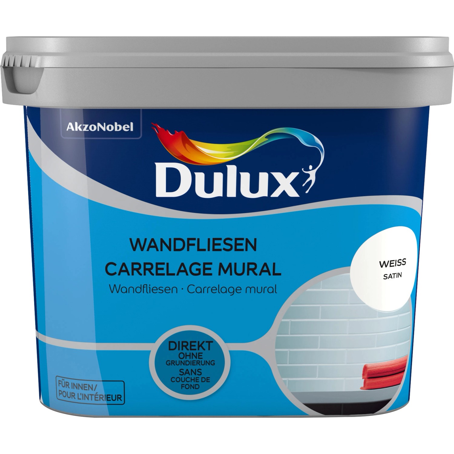 Dulux Fresh Up Wandfliesenlack Satin Weiß 750 ml günstig online kaufen