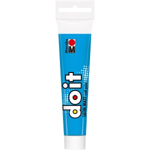 Marabu Craft Pain Do It, 36 ml, Azurblau, seidenmatte Acrylfarbe für DIY-Projekte.