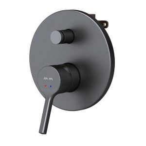 AM.PM X-Joy S Unterputz Duscharmatur, Thermostat, schwarz, Einhandmischer für die Wandmontage.